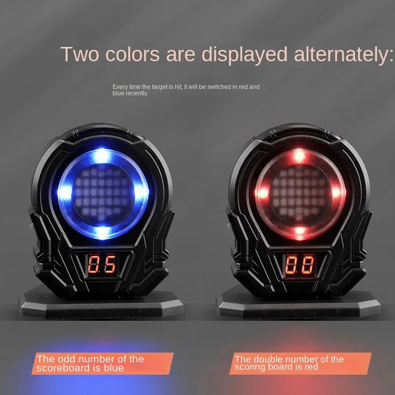 Electronic Infrared Laser Target for Color-Sensitive Shooting Practice with Sound Effects