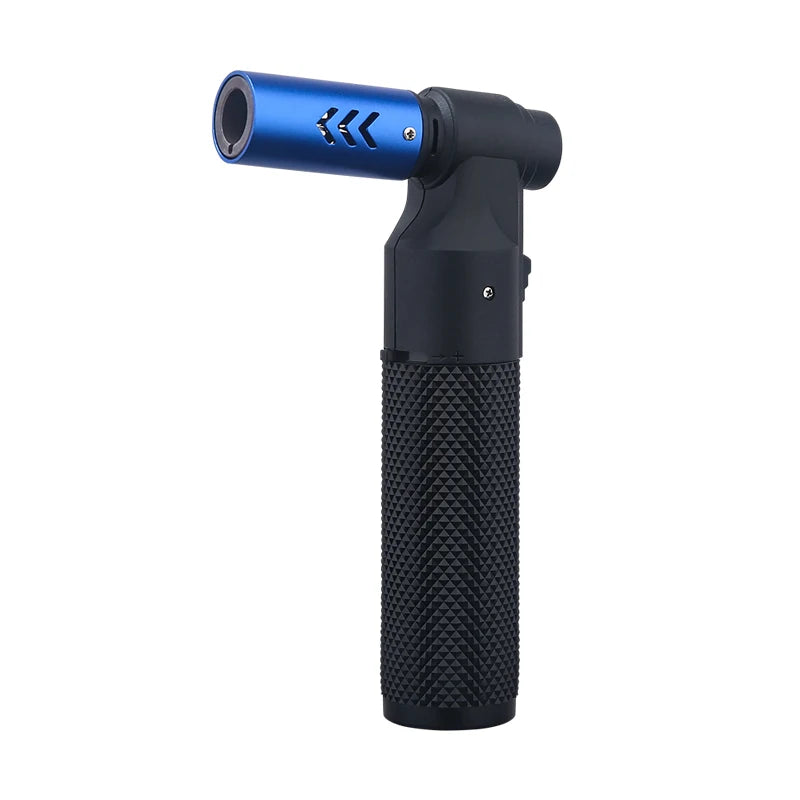 Blue Flame Cigar Lighter for Outdoor Camping - Stylish Torch with Adjustable Spray Gun