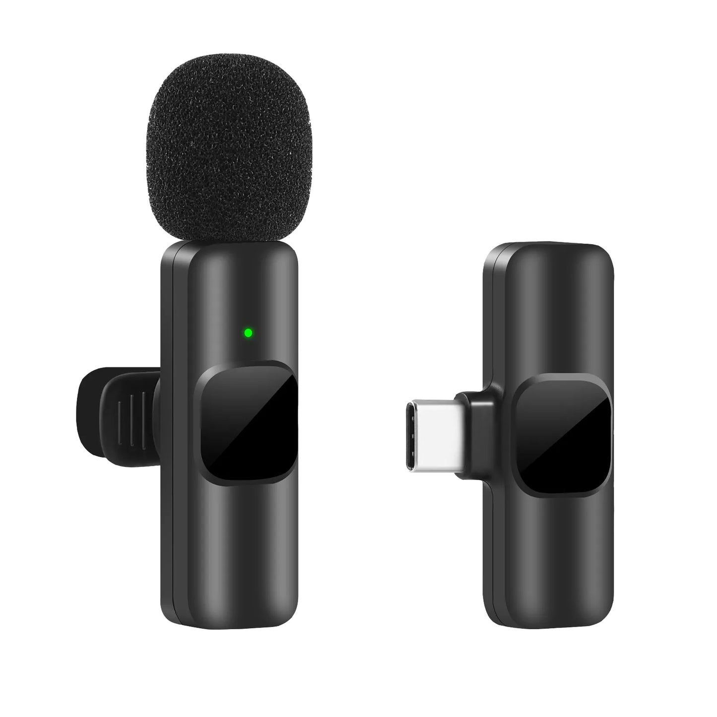 Wireless Lavalier Microphone: Portable Mini Mic for iPhone, Android, Live Broadcasts &amp; Gaming"