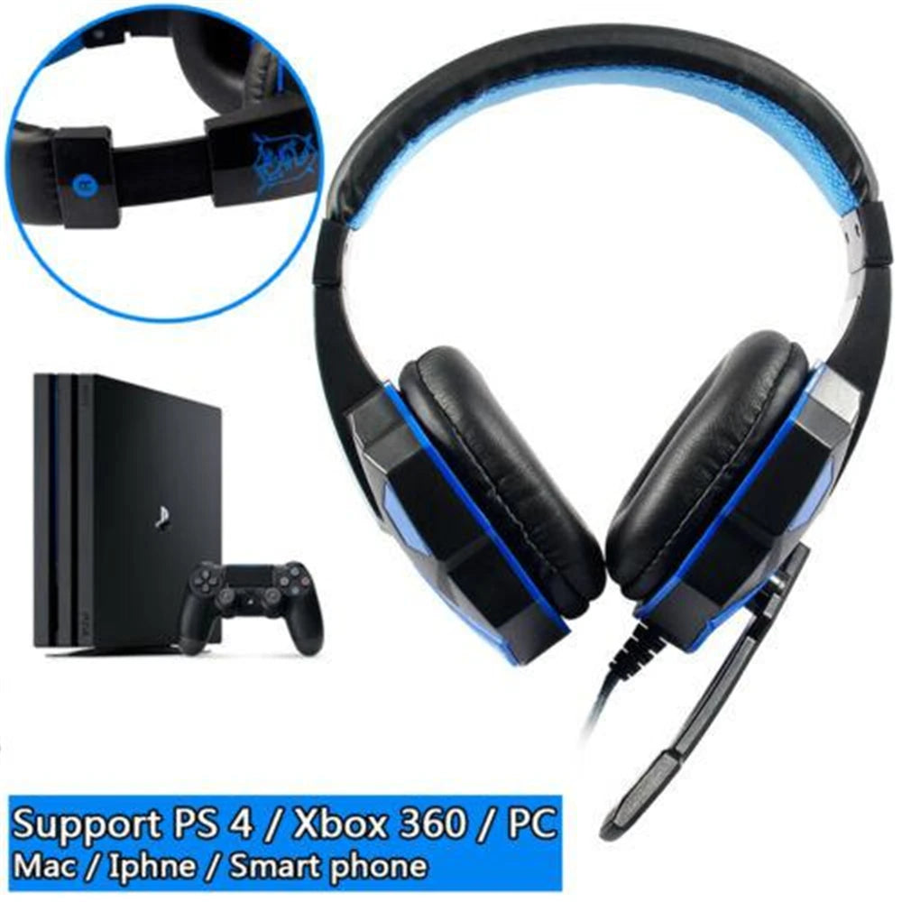 Wireless Gaming Headset with Bluetooth 5.1 - Over-the-Ear Gamer Headphones