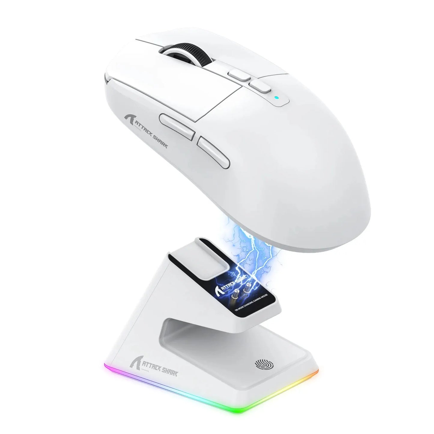 Wireless Gaming Mouse: Lightweight, Charging Base for Laptop/Desktop